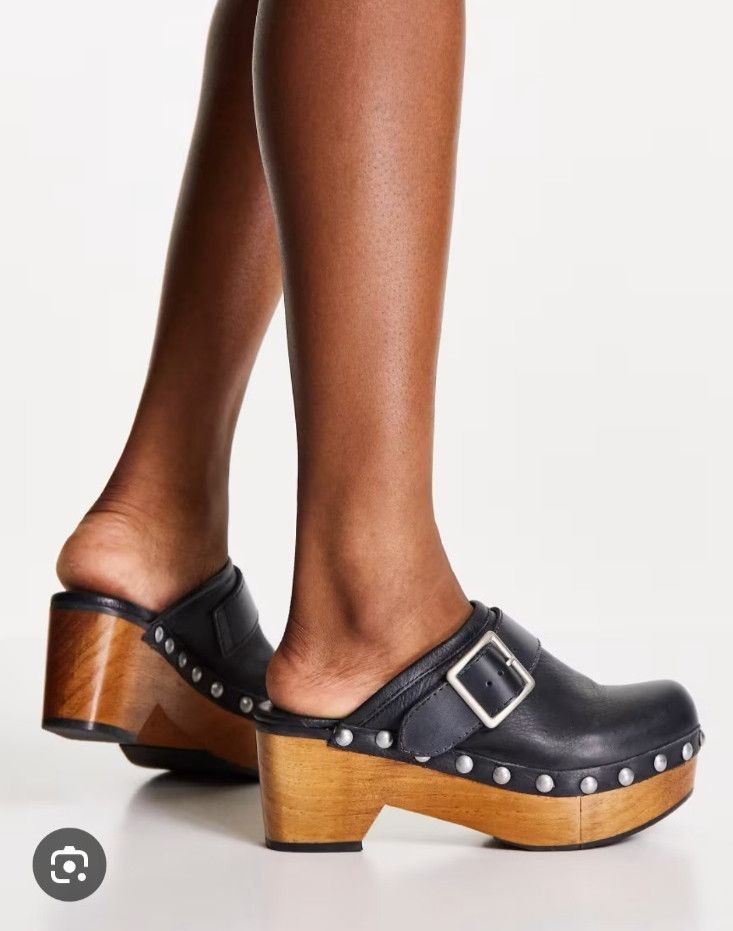 Free People Free People Culver City Clog Black Leather Studs EU 40 US 10 Size US 10 / IT 40 - 11 Thumbnail