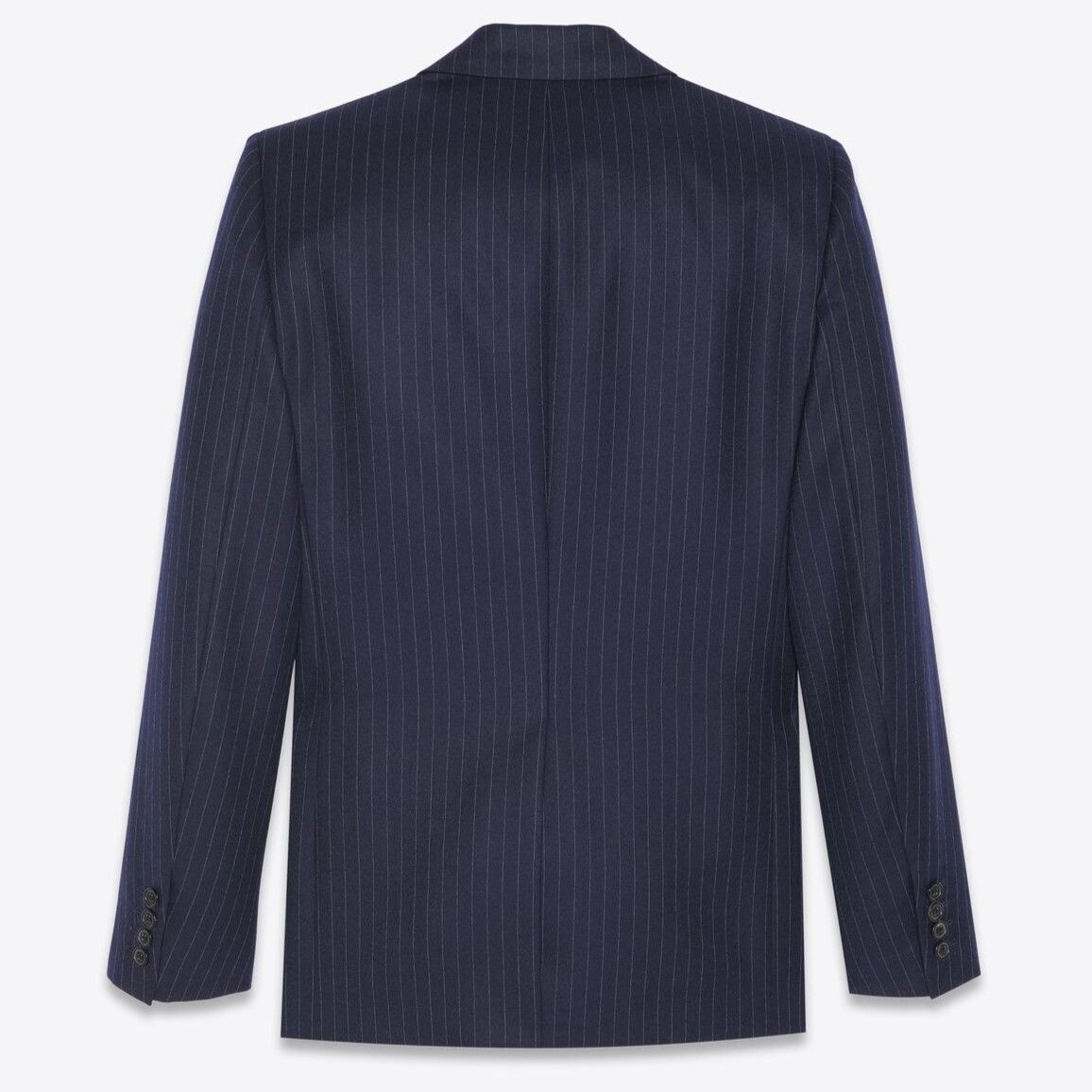 Saint Laurent Paris o1la1rc1a0725 Single-Breasted Jacket in Tennis Striped Wool Size US S / EU 44-46 / 1 - 2 Thumbnail