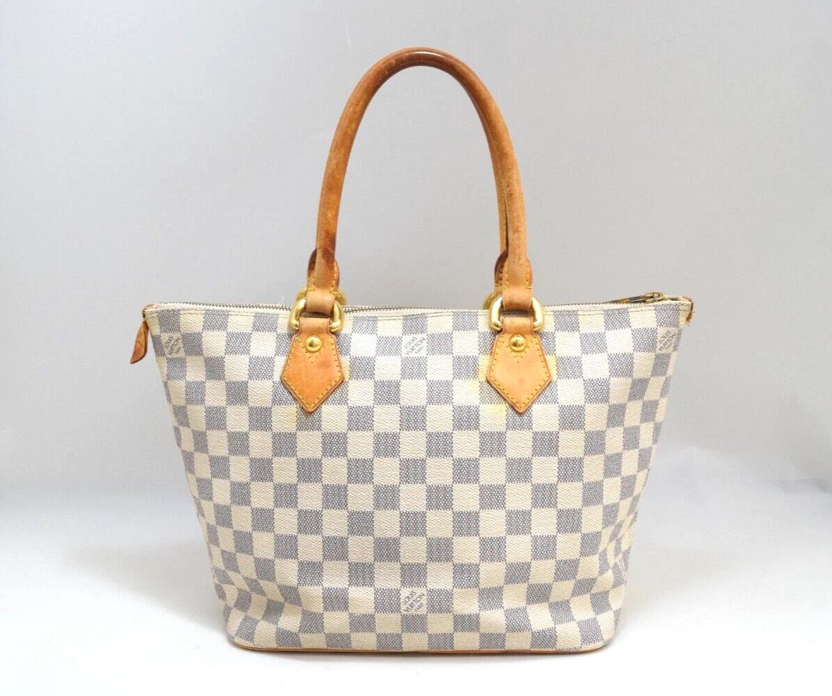 Louis Vuitton Louis Vuitton Saleya PM Damier Azur Canvas Tote Bag N51186 Size ONE SIZE - 3 Thumbnail
