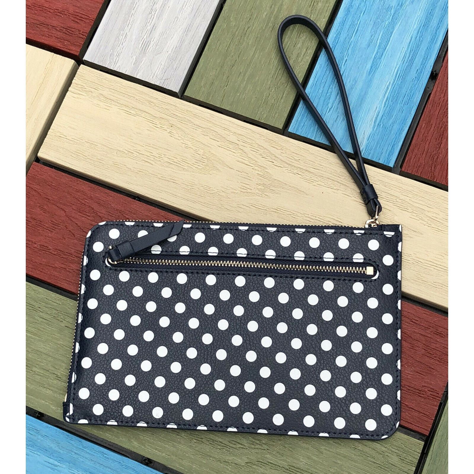 Kate Spade KATE SPADE ENCHANTED FOREST INCHWORM MEDIUM L-ZIP WRISTLET Size ONE SIZE - 2 Thumbnail