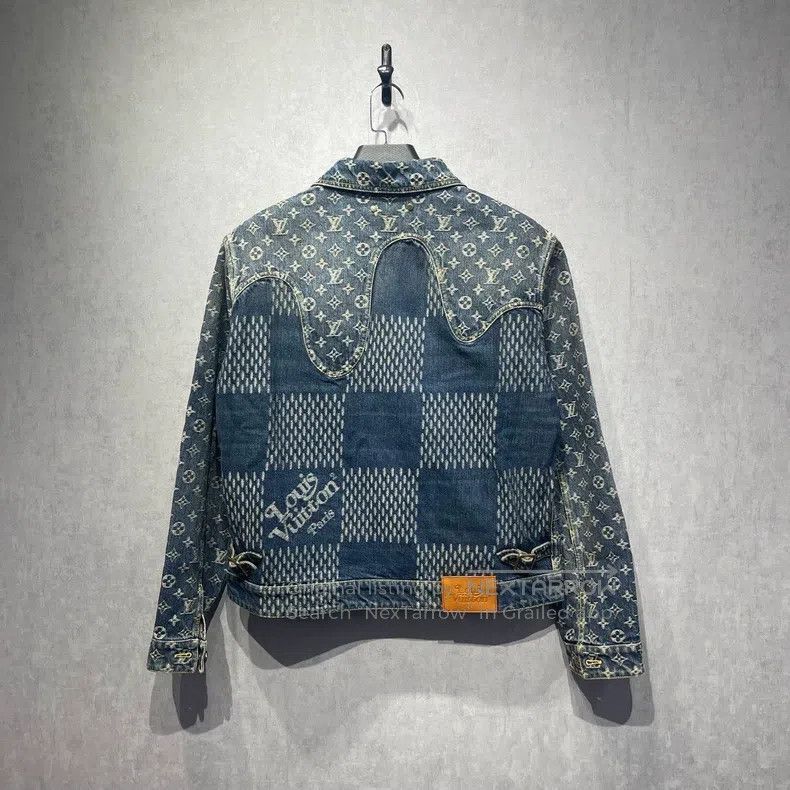 Louis Vuitton Louis Vuitton Nigo co-branded logo monogrammed denim jacke Size US M / EU 48-50 / 2 - 2 Thumbnail