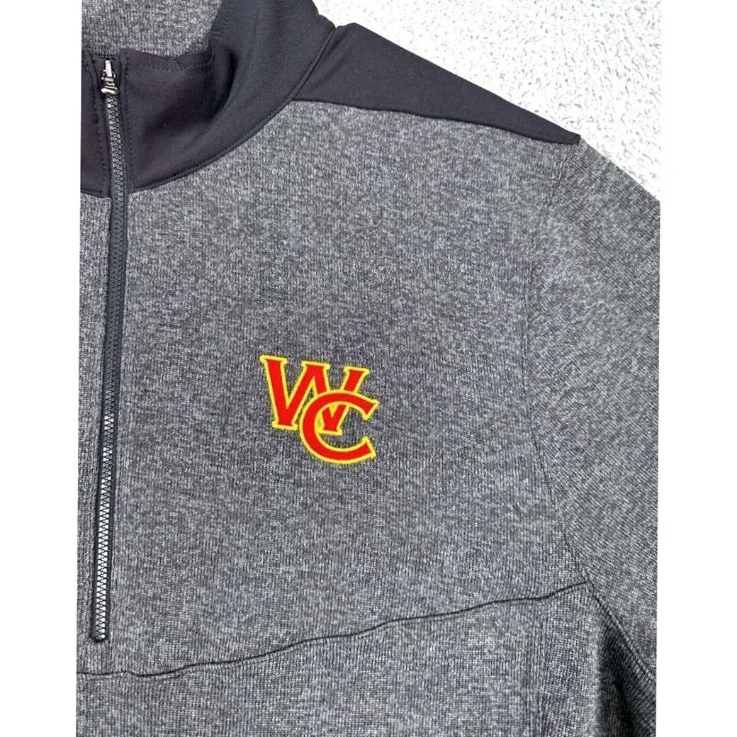 Under Armour Under Armour Pullover Shirt Adult XL ColdGear Grey Black Quarter Zip Logo Mens Size US XL / EU 56 / 4 - 7 Thumbnail