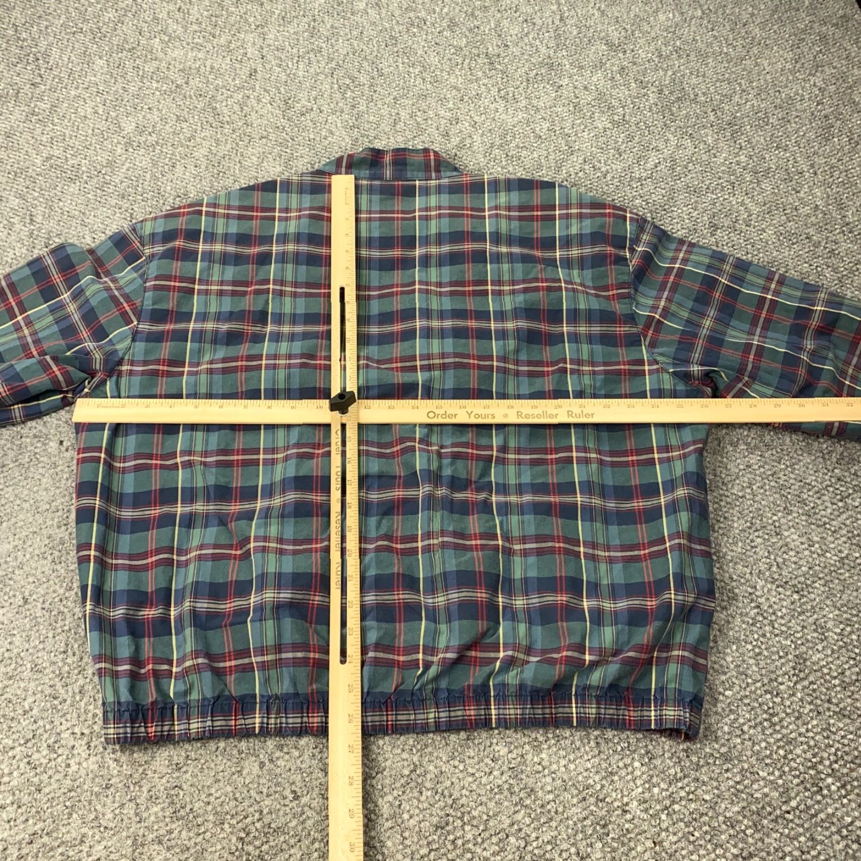 Ralph Lauren VINTAGE Chaps Ralph Lauren Bomber Jacket Mens XL Green Tartan Plaid Preppy 90s Size US XL / EU 56 / 4 - 6 Thumbnail