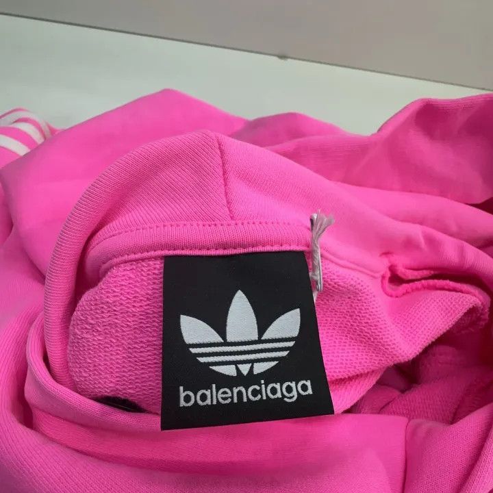 Balenciaga Balenciaga Balenciaga x Adidas Originals Hooded Sweatshirt Size US XXL / EU 58 / 5 - 6 Thumbnail