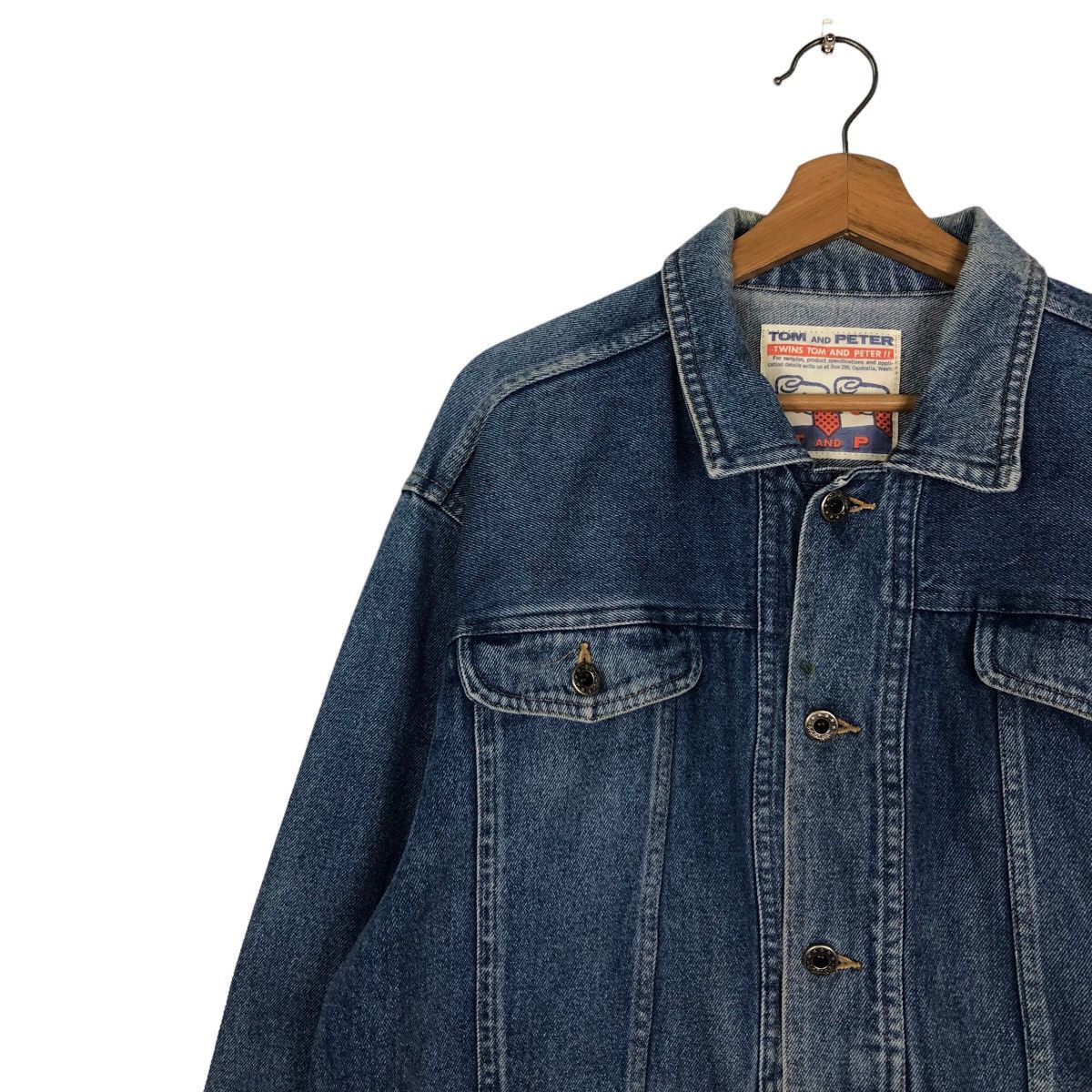 Hysteric Glamour 🔥Vintage Trucker Denim Biker Jacket Tom And Peter Japan Size US M / EU 48-50 / 2 - 7 Thumbnail