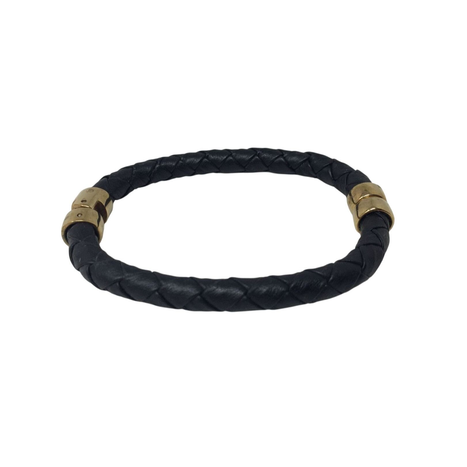 Other Women's Black Braided Bracelet with Gold Hardware Size ONE SIZE - 1 Thumbnail