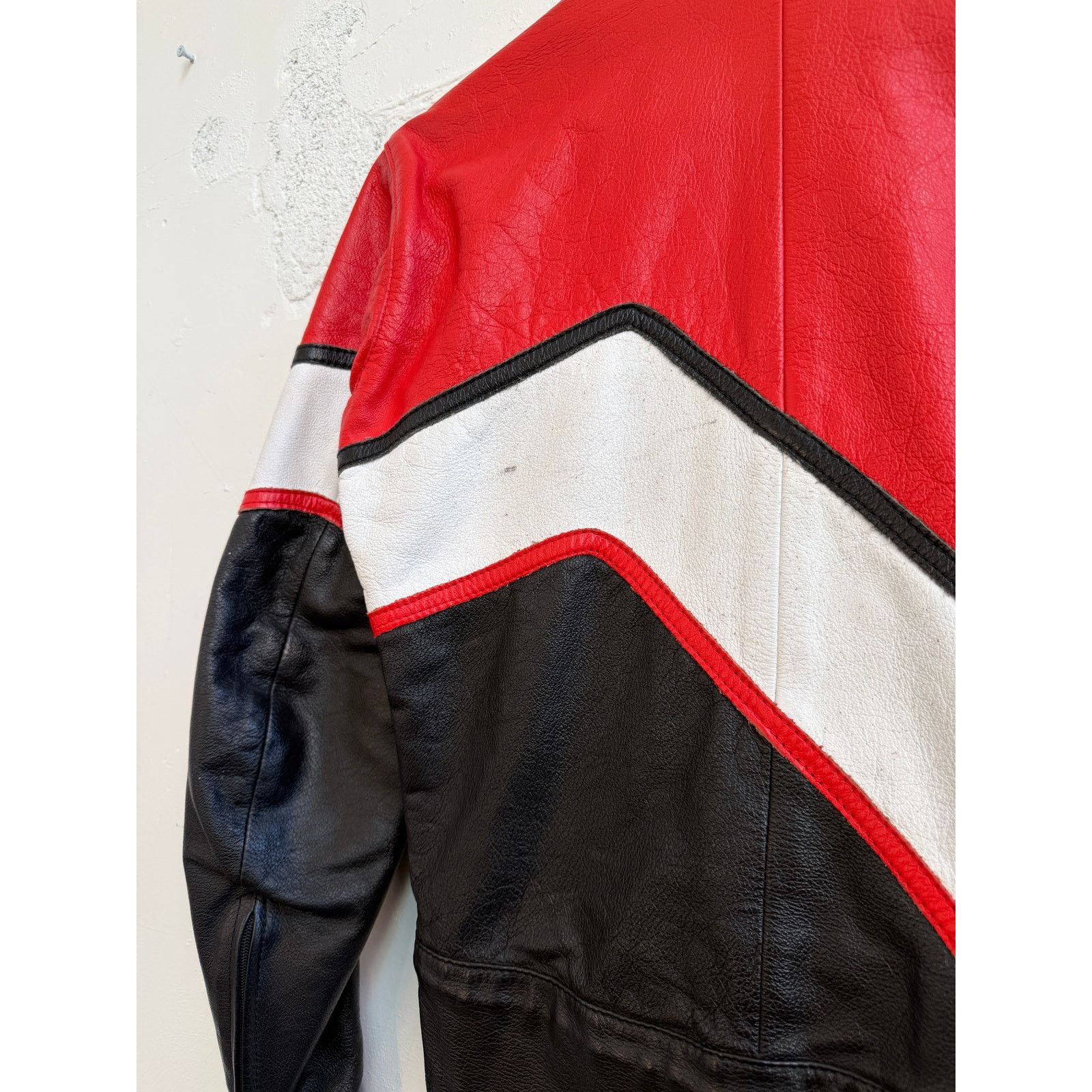 Vintage Vintage Giudici Leather Motorcycle Jacket Size M / US 6-8 / IT 42-44 - 5 Thumbnail