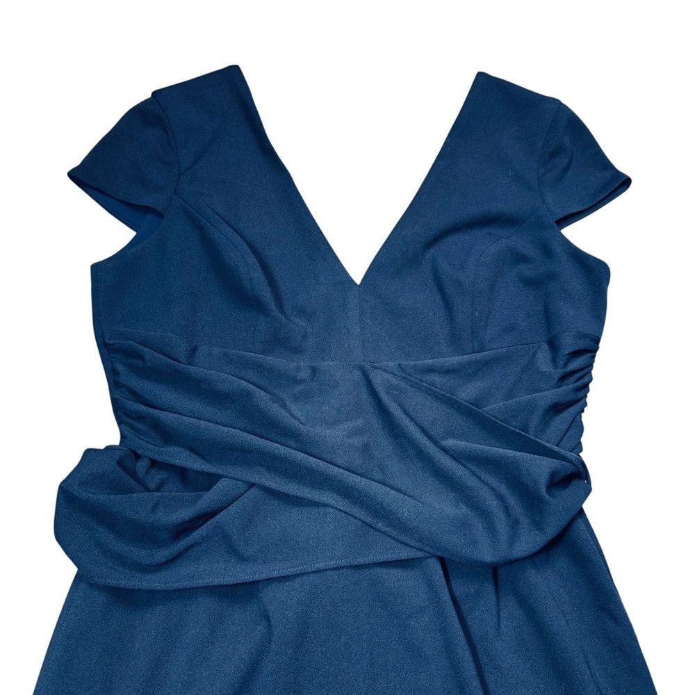 Dress the Population NWT New Dress the Population Dana Wrap Waist Cocktail Navy Size XXL / US 16-18 / IT 52-54 - 4 Thumbnail
