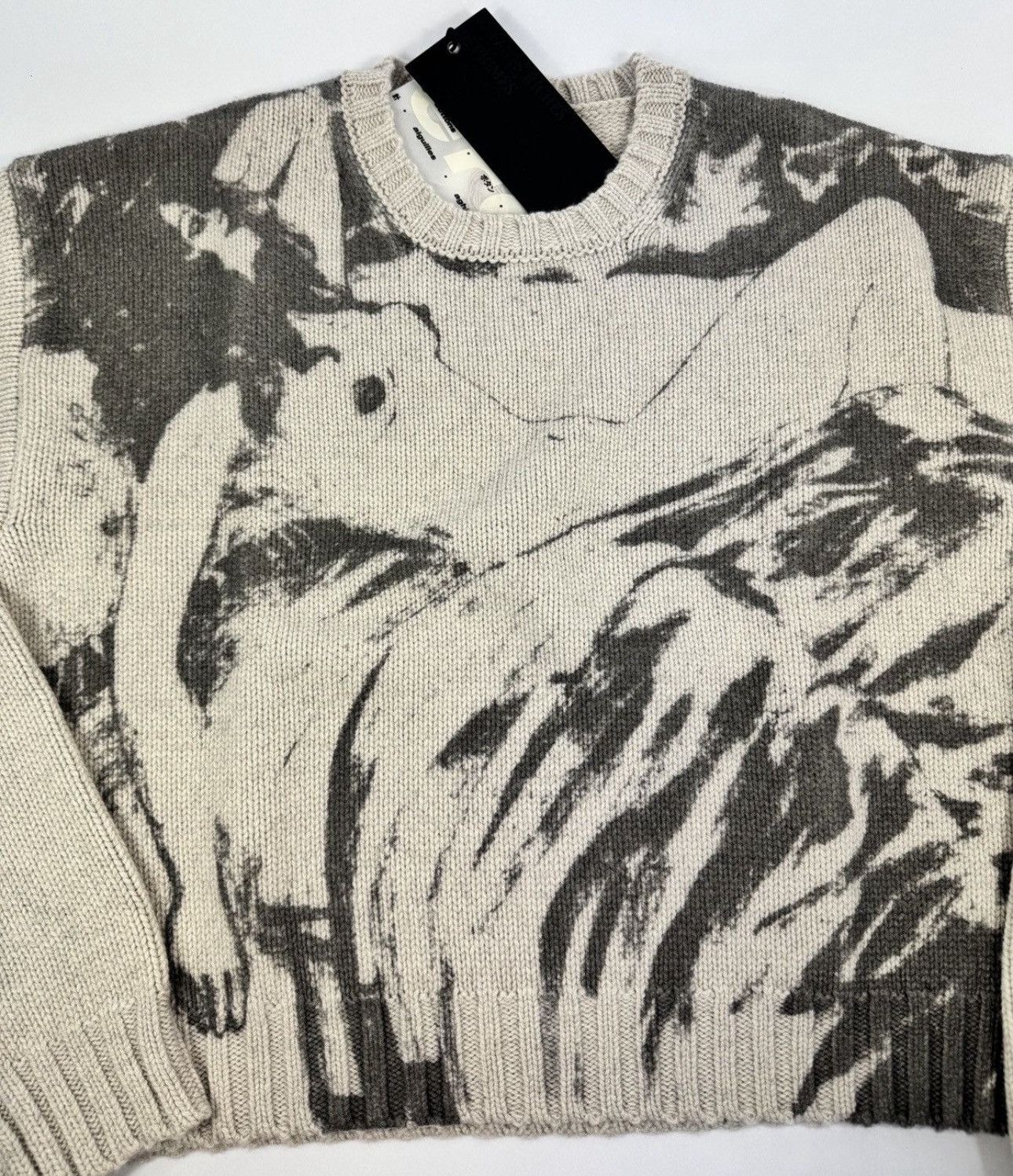 Enfants Riches Deprimes PAST IN VAIN CREWNECK WOOL SWEATER Size US XL / EU 56 / 4 - 2 Thumbnail