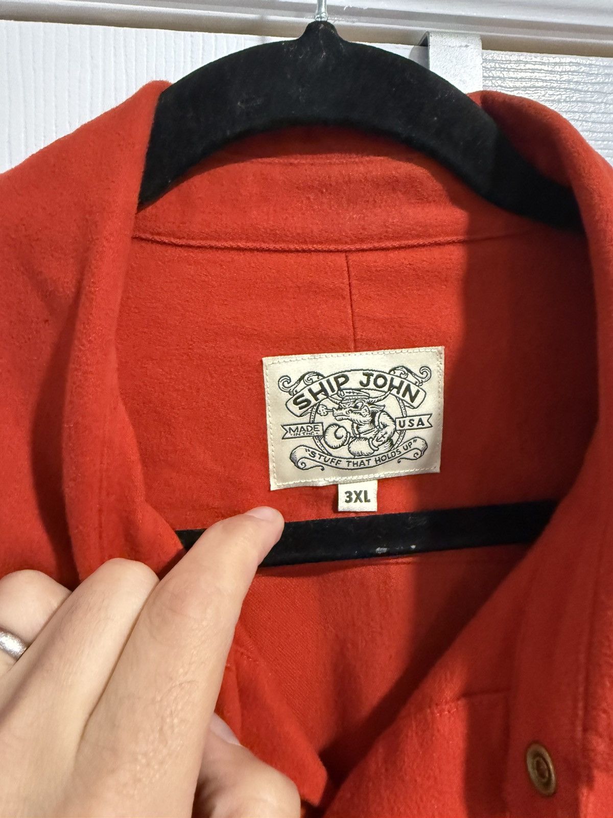 Ship John Ship john red mole skin shirt size 3xl Size US XXL / EU 58 / 5 - 2 Thumbnail