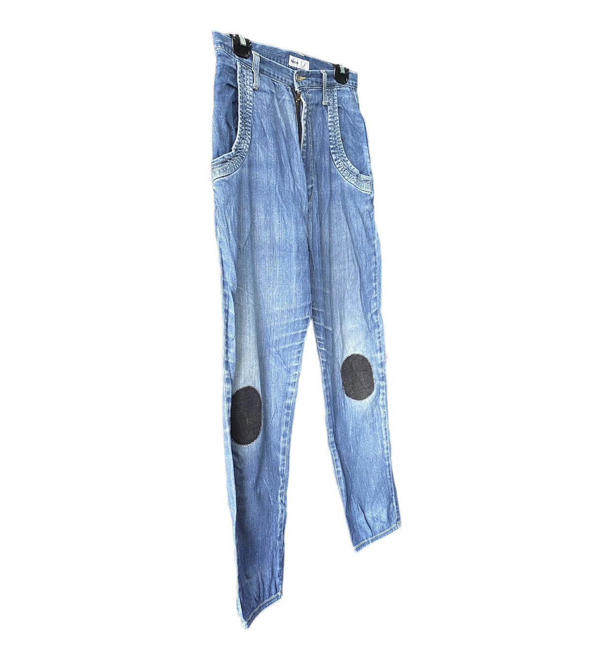 Designer × Issey Miyake × Ne-Net Ne-net Issey Miyaki Ladies Jeans W29” Size 29" - 3 Thumbnail