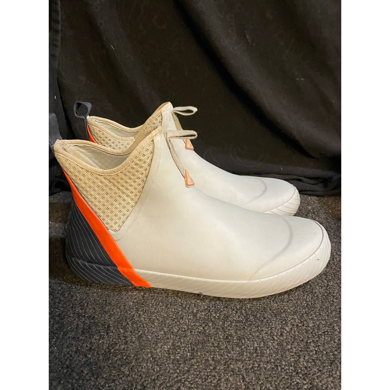 Sperry SPERRY Cutwater Deck Boots Grey, Blue/Orange Rubber Men’s Size US 12 / EU 45 - 2 Thumbnail