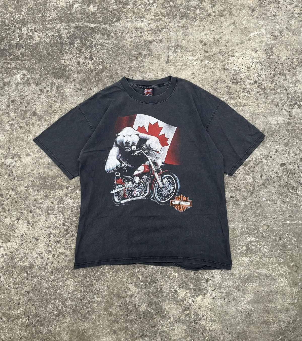 Harley Davidson × Vintage Vintage Harley Davidson O’hara’s Delta Logo 1998 Rare XL Size US XL / EU 56 / 4 - 1 Thumbnail