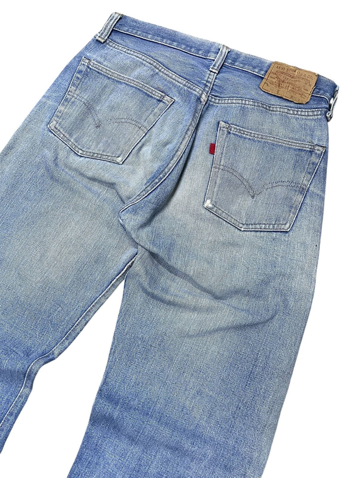Levi's 60s Levis 501 Rindem Blank R Selvedge Top Button #6 Jeans Size US 30 / EU 46 - 14 Thumbnail