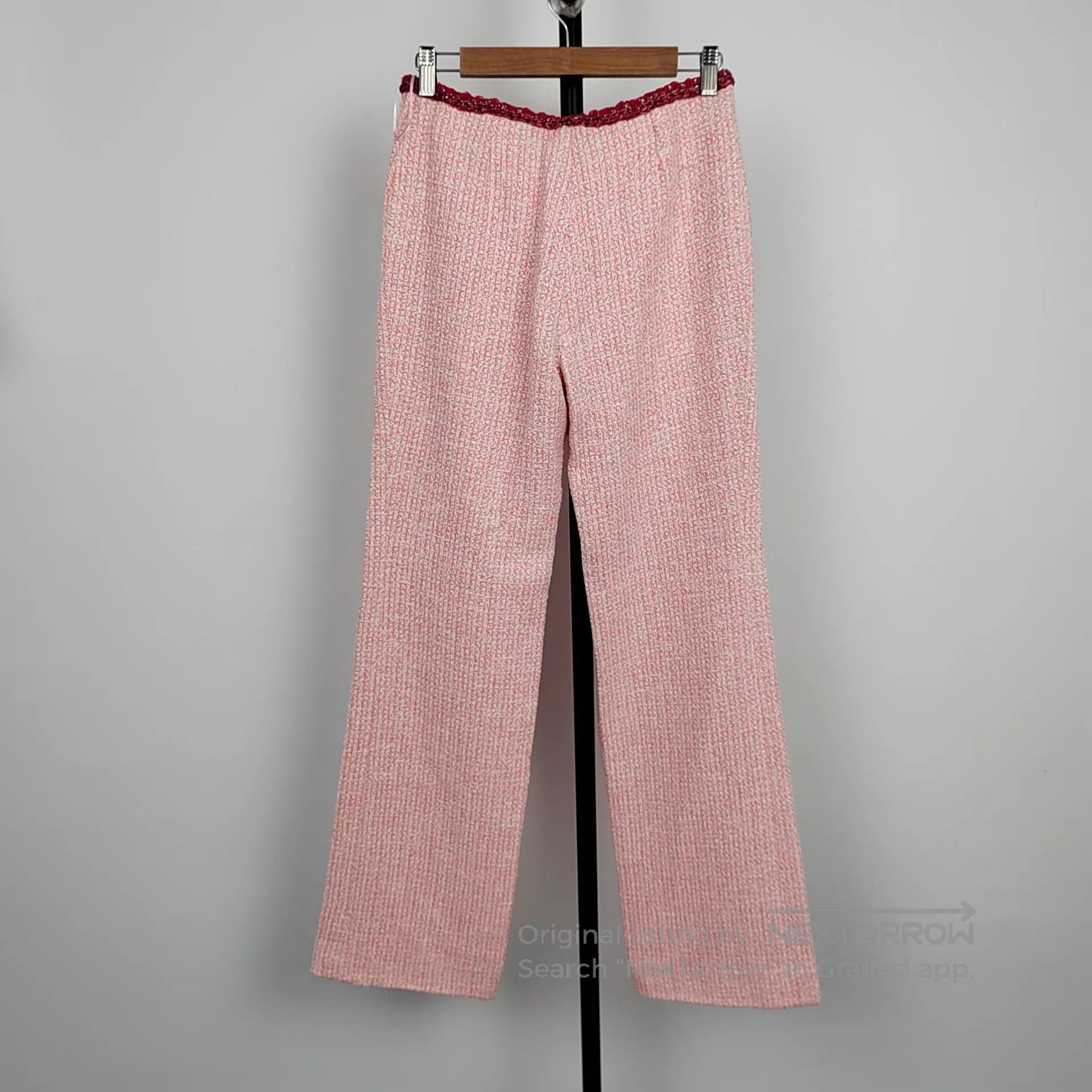 Chanel Chanel Early Spring Vacation Series Pink Patchwork Woven L Size 37" - 2 Thumbnail