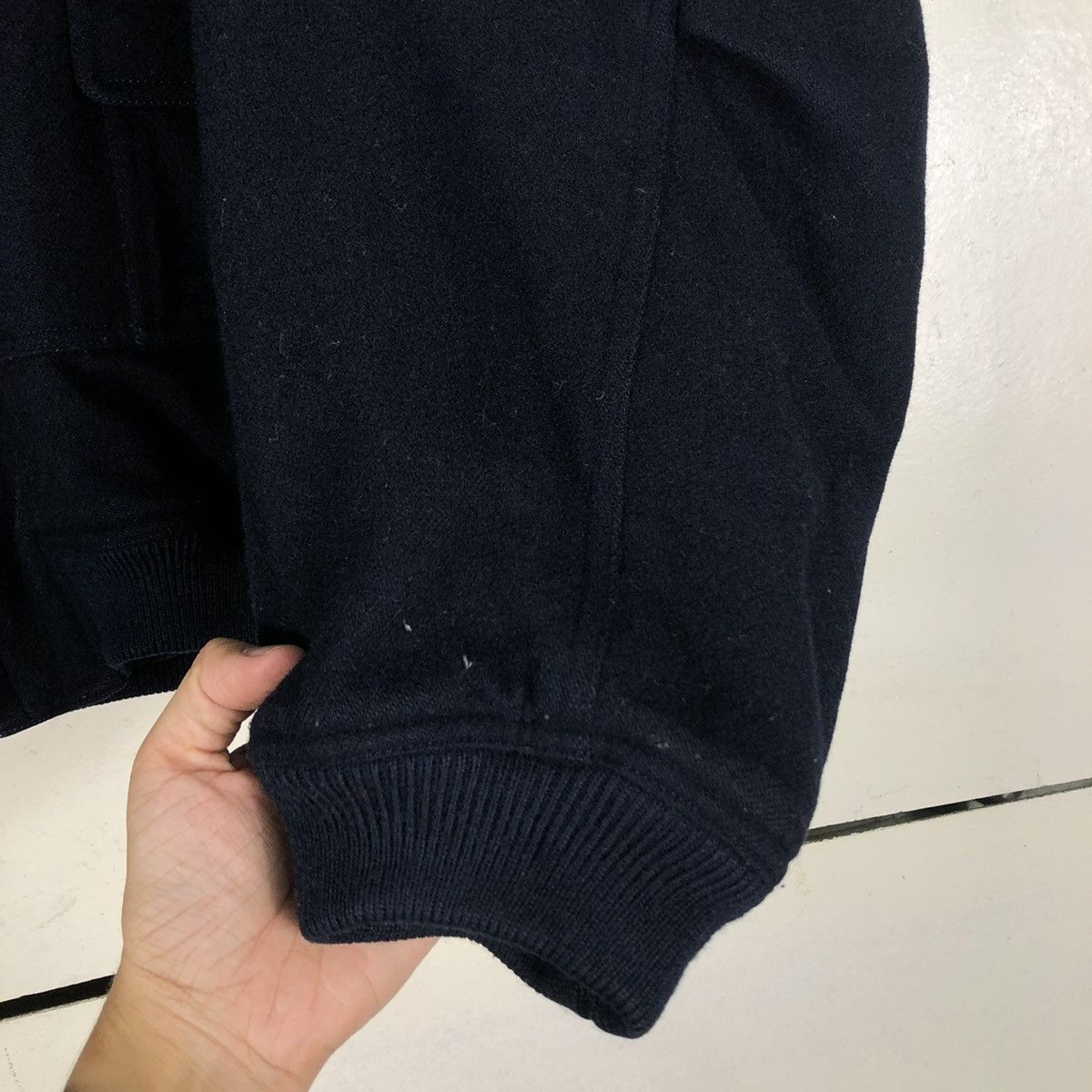 Issey Miyake 🔥VINTAGE ISSEY MIYAKE I.S. CARE LABELS WOOL BOMBER JACKET Size US L / EU 52-54 / 3 - 17 Thumbnail