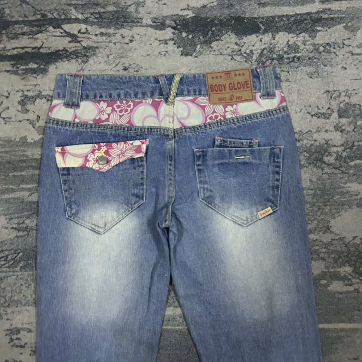 Body Glove Vintage Body Glove Flower Motive Denim Jeans Size 30" / US 8 / IT 44 - 7 Thumbnail
