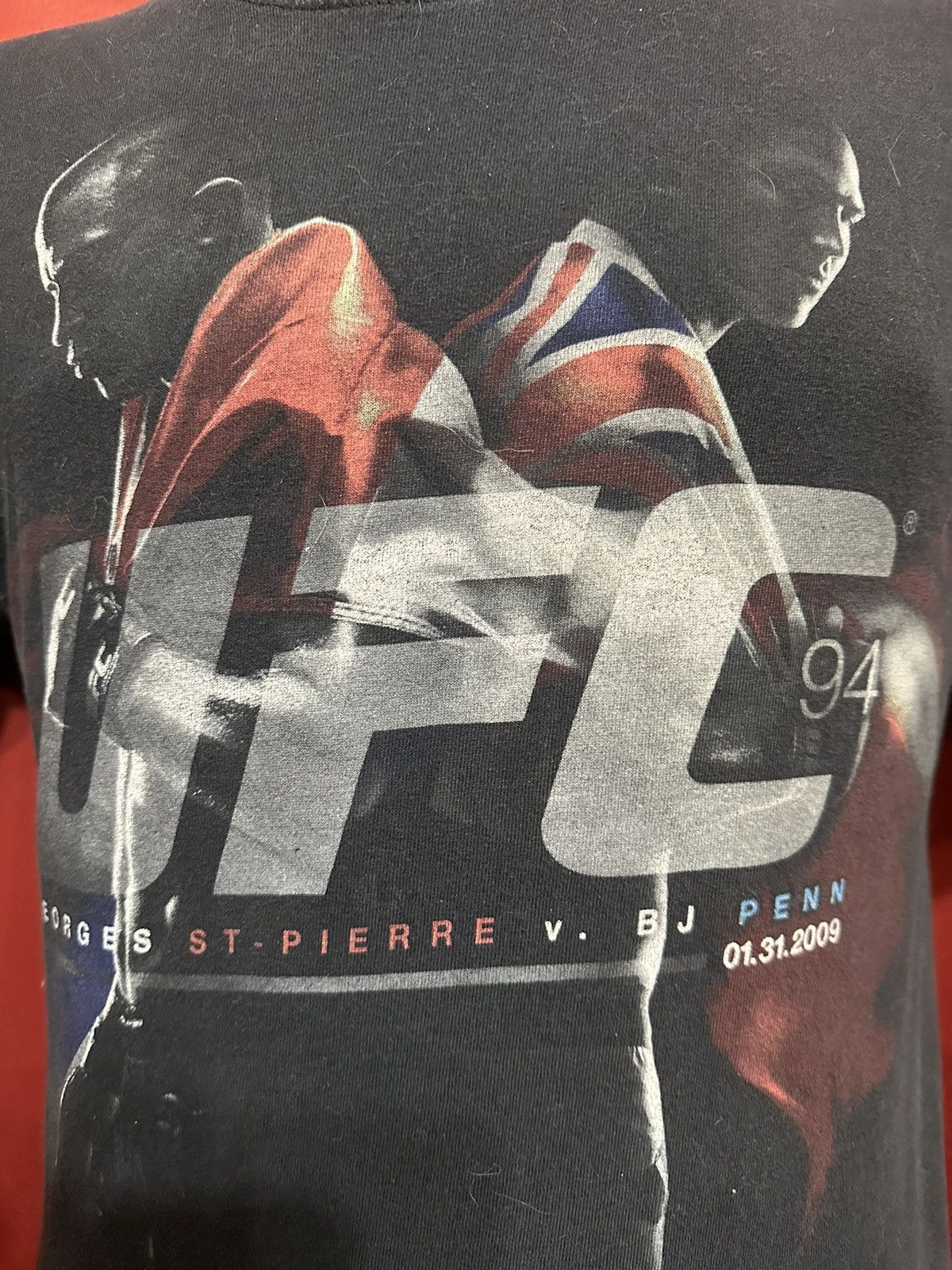 UFC UFC 94 GSP Vs BJ Penn Tshirt Y2K MMA Pay Per View Promo Size US M / EU 48-50 / 2 - 2 Thumbnail