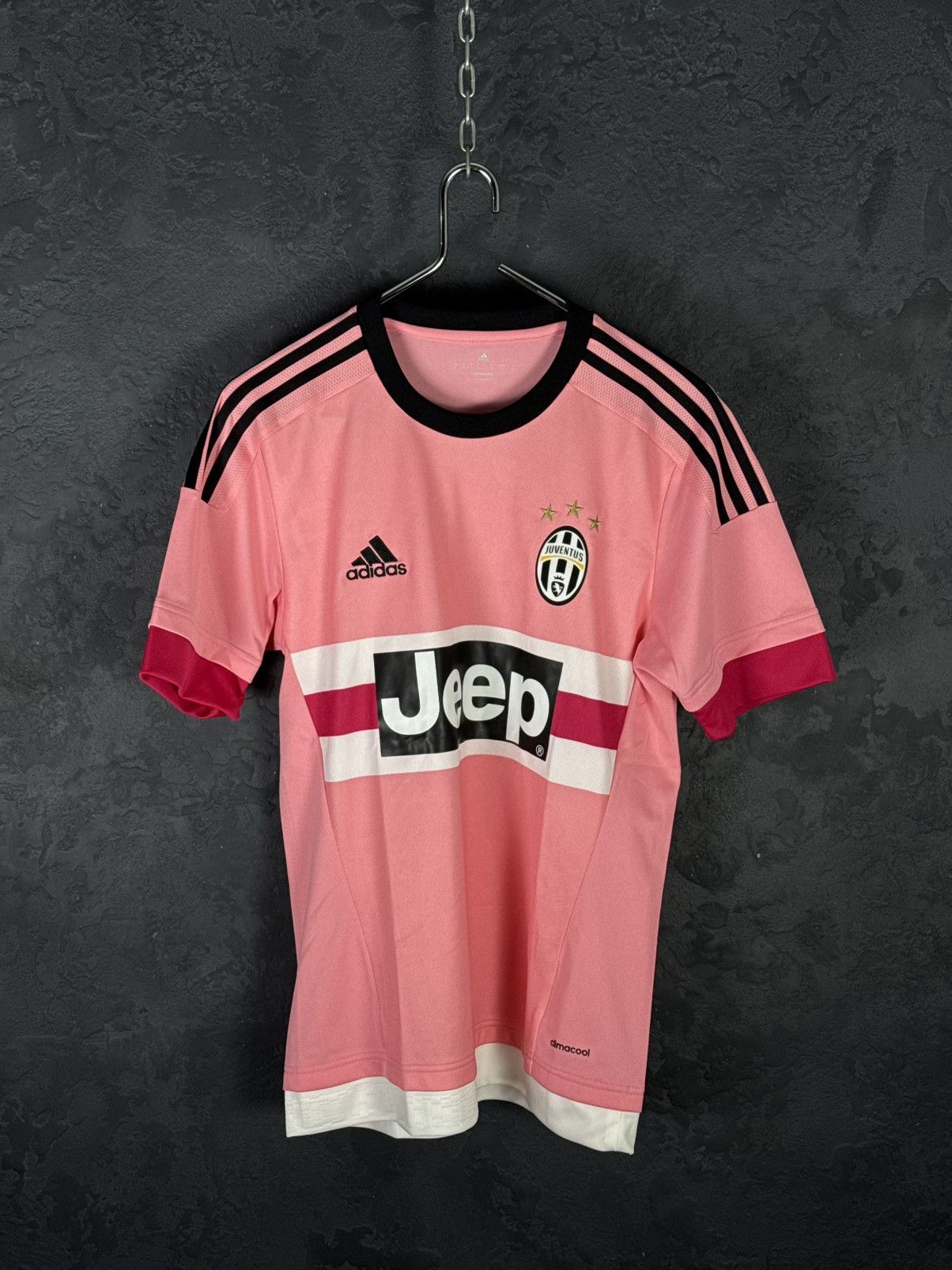 Adidas Juventus 2015 - 2016 Away Football Pink Shirt Jersey Adidas Size US S / EU 44-46 / 1 - 1 Thumbnail