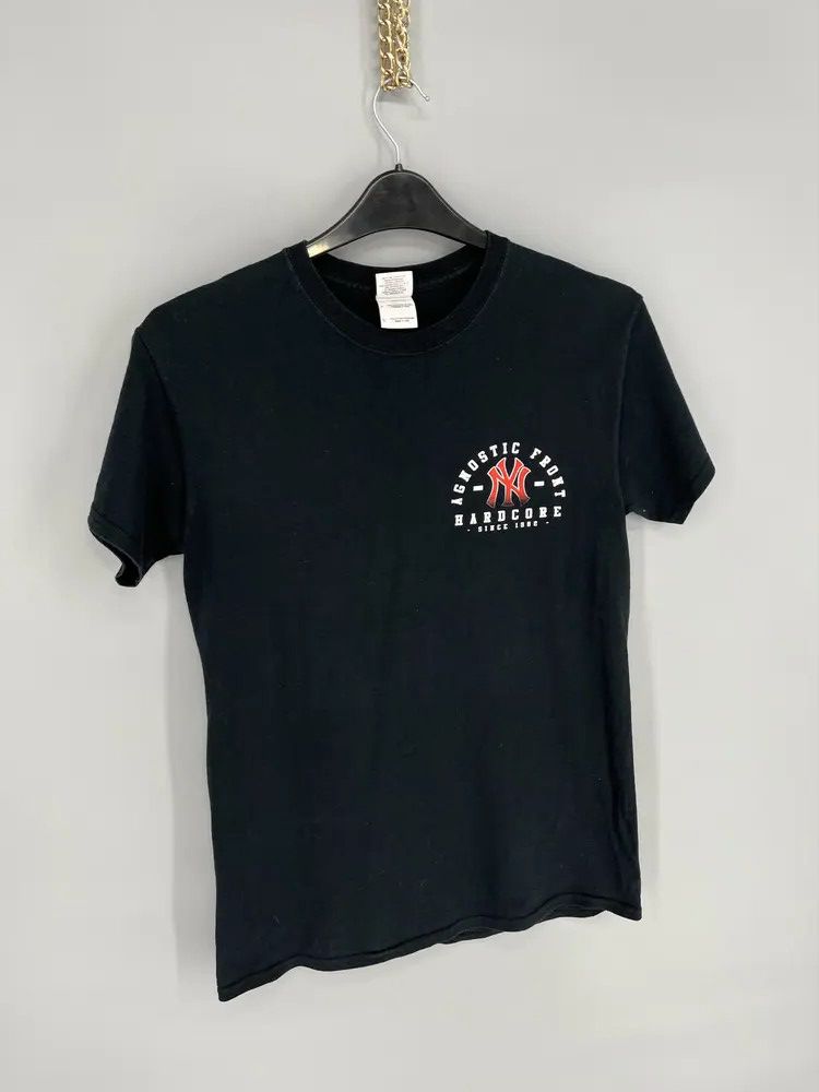 Band Tees × Vintage Agnostic Front NY Hardcore Vintage Y2K Rock Band Metal Tee Size US S / EU 44-46 / 1 - 3 Thumbnail