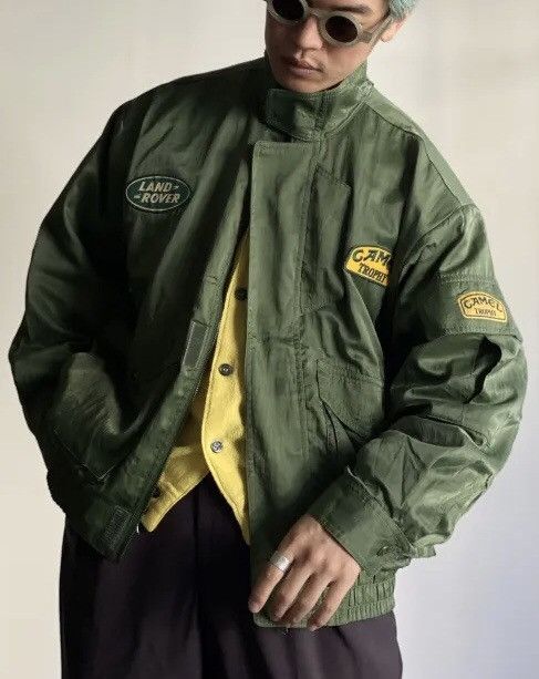 Vintage Vintage 1980 CAMEL TROPHY Reversible Bomber Jacket Size US L / EU 52-54 / 3 - 8 Thumbnail