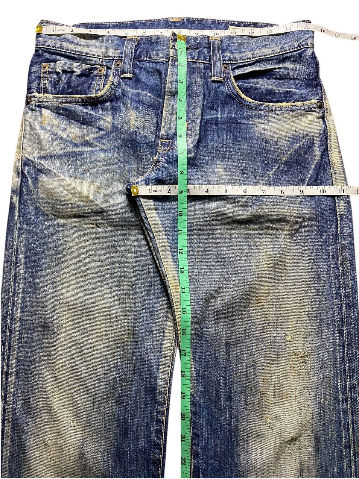 Edwin Edwin Vintage Special Unique Fade Distressed Loose Jeans Size US 30 / EU 46 - 16 Thumbnail