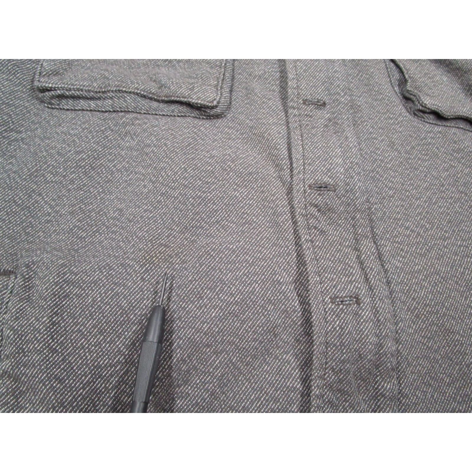 Lucky Brand Lucky Brand Jacket Men 2XL Gray Bomber Full Zip Military Workwear Pockets Size US XXL / EU 58 / 5 - 6 Thumbnail
