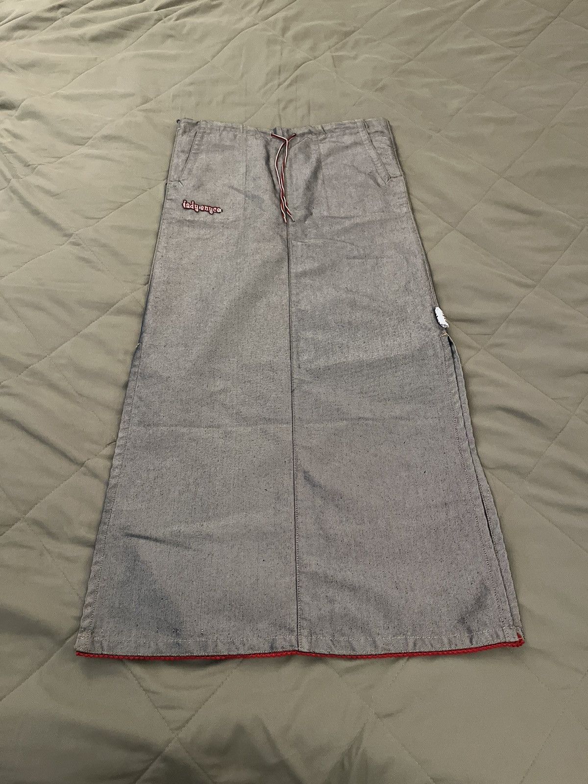 image of Lady Enyce Maxi Skirt in Grey, Women's (Size 34)