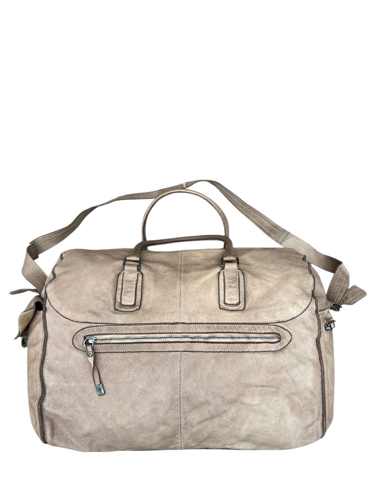 Leather Sissi Rossi Patina Leather 2 Way Travel Bag Size ONE SIZE - 5 Thumbnail