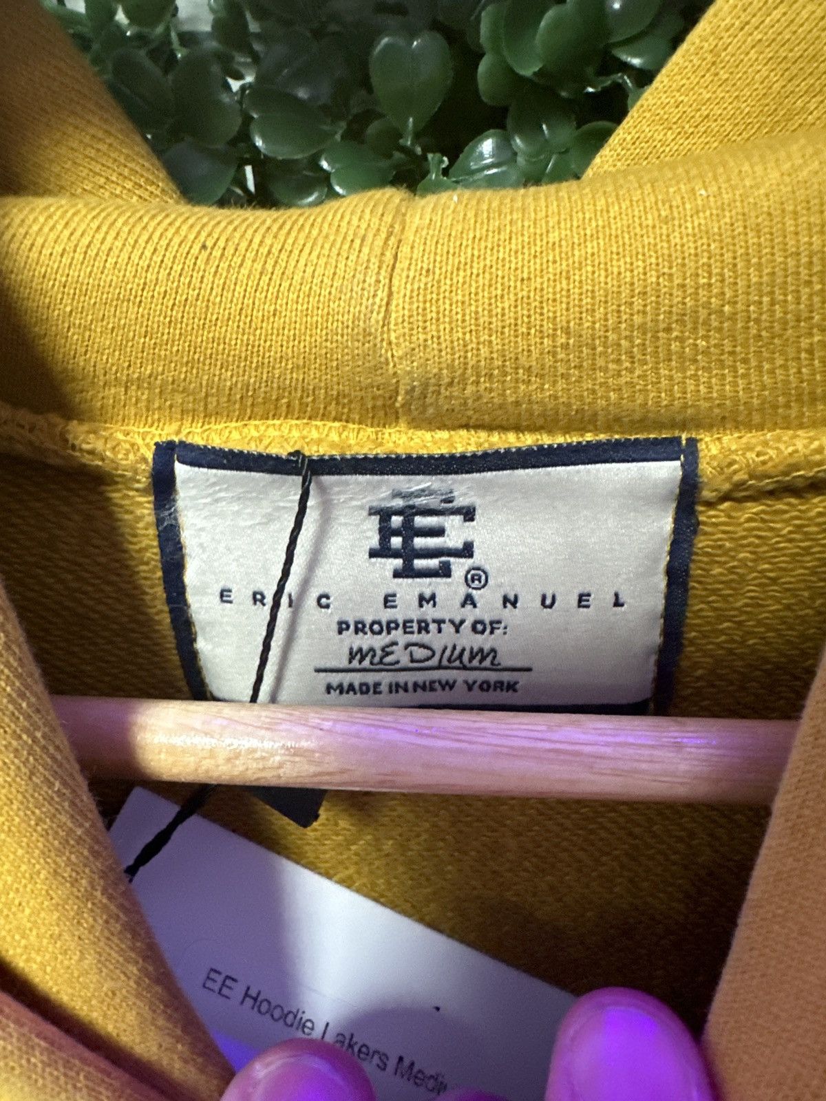 Eric Emanuel Eric Emanuel EE Hoodie Yellow Purple Size US M / EU 48-50 / 2 - 3 Thumbnail