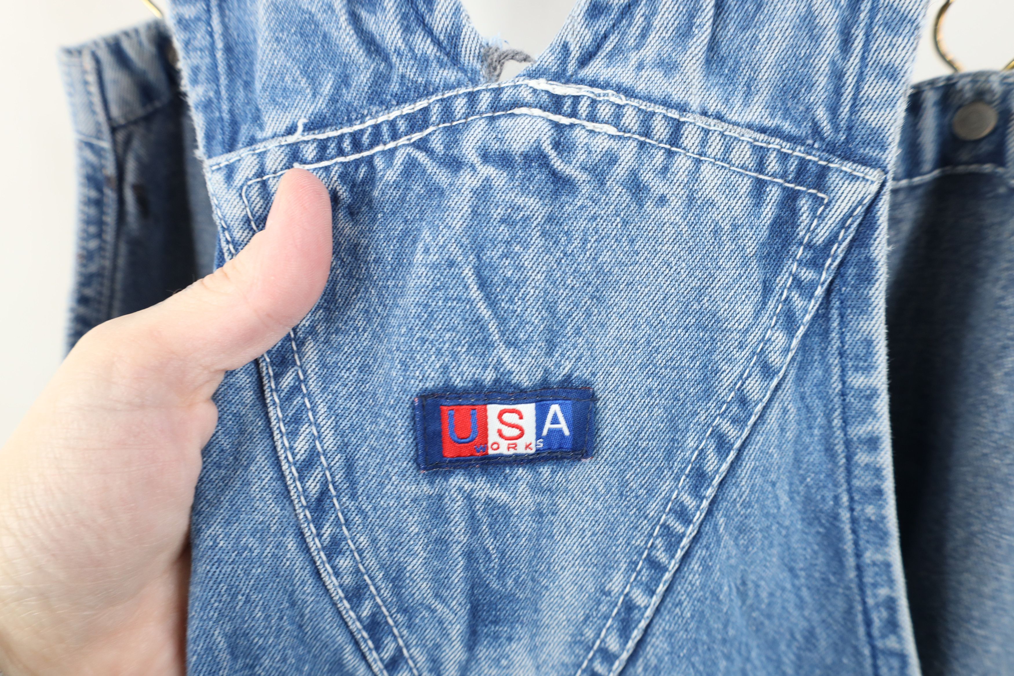 Vintage Vintage 90s Streetwear Thrashed Flannel Lined Overalls Size US 40 / EU 56 - 14 Thumbnail