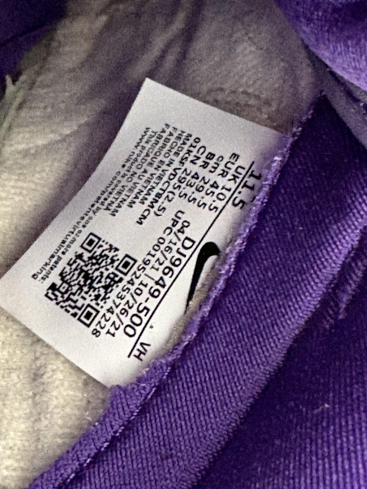 Nike × Union LA Nike X Union LA Dunk Low - Court Purple Size US 11.5 / EU 44-45 - 6 Thumbnail
