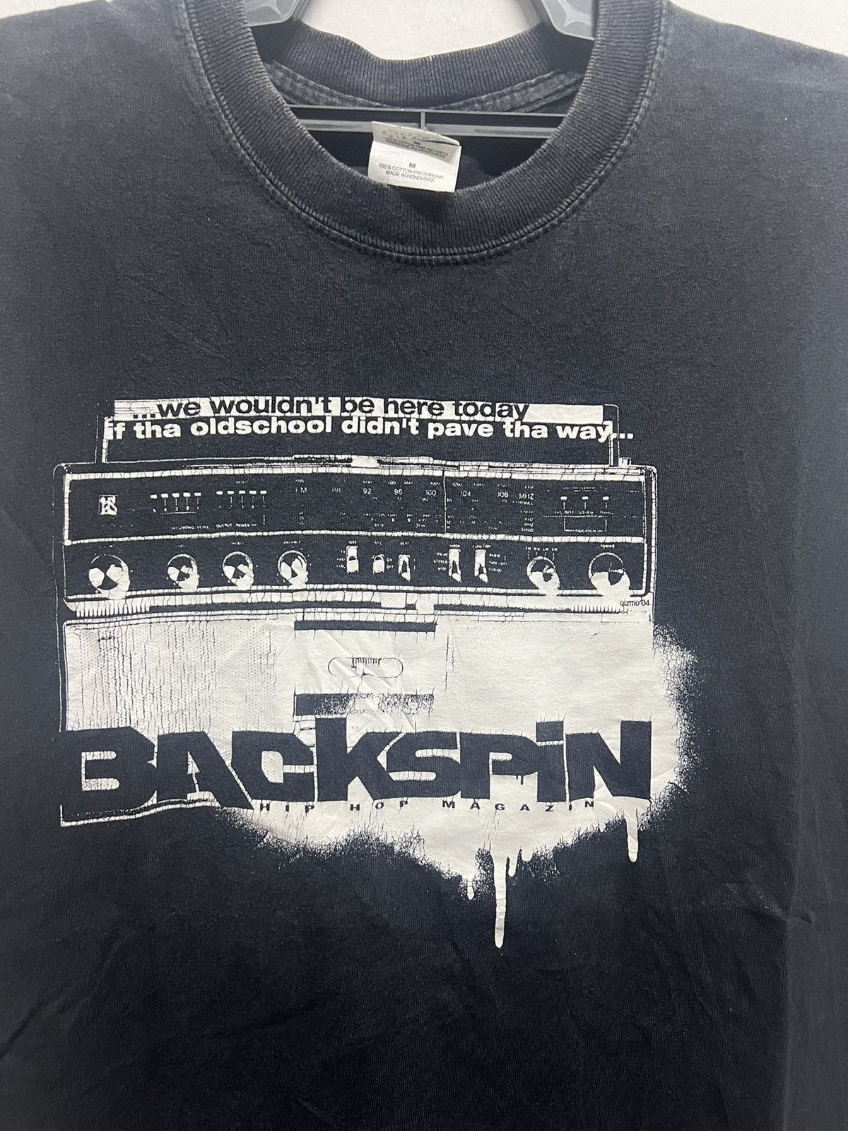 Santa Cruz Skateboards × Vintage Vintage 90’s Backspin Hip Hop Magazine Tee Size US M / EU 48-50 / 2 - 2 Thumbnail