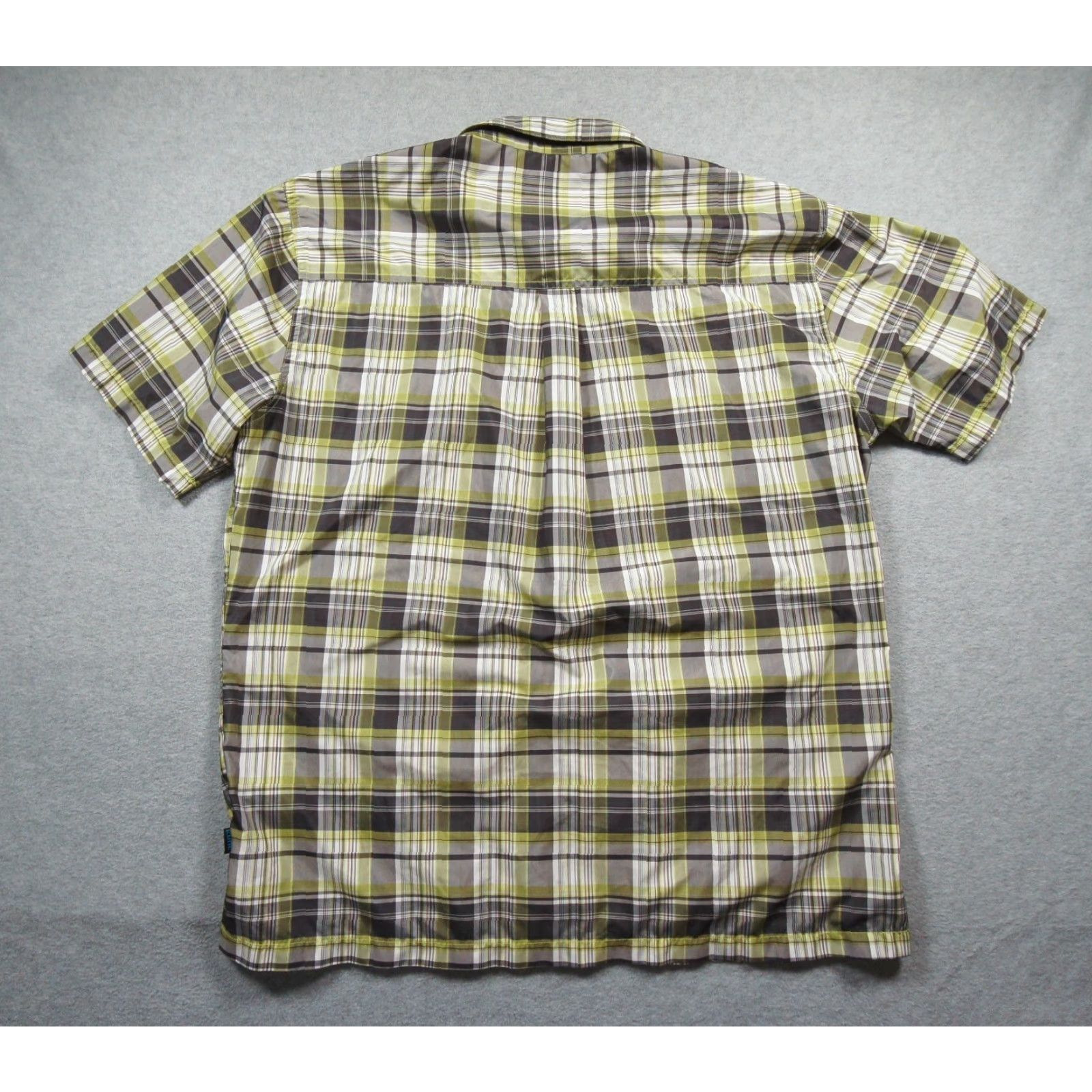 Vintage Kuhl Shirt Mens XL Button Down Short Sleeve Lightweight Plaid Outdoors Ionik Size US XL / EU 56 / 4 - 6 Thumbnail