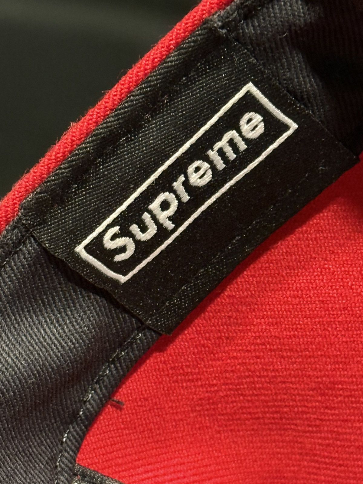 Supreme Supreme World Famous R.I.P. Baseball Hat - 7 3/8 Size ONE SIZE - 7 Thumbnail
