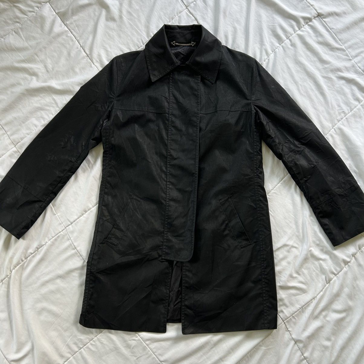 Gucci GUCCI 1997 by Tom Ford Era Water-Repellent Trench Coat Size US XS / EU 42 / 0 - 4 Thumbnail