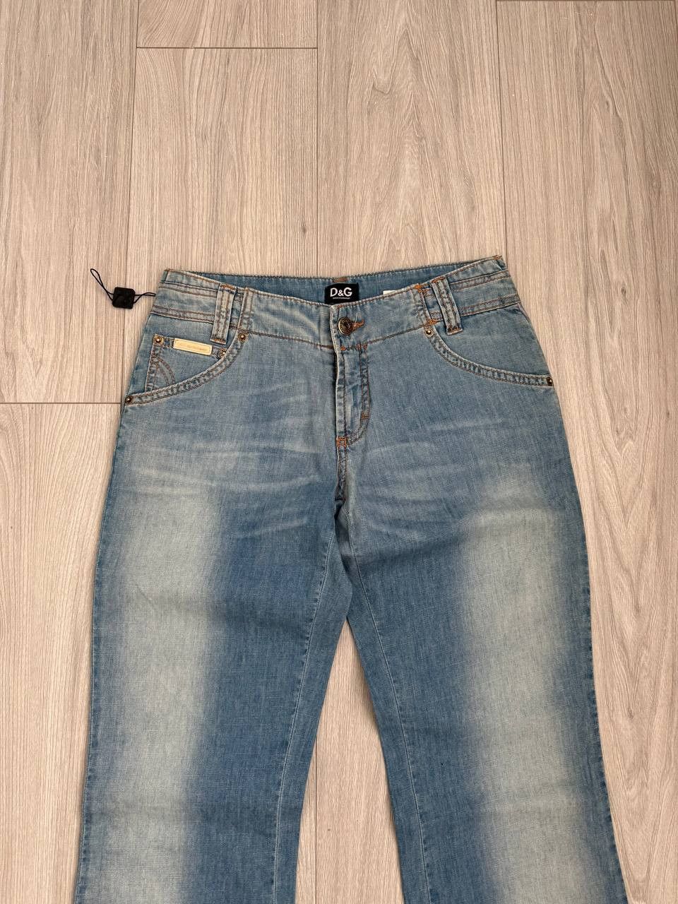 Dolce & Gabbana Dolce & Gabanna Jeans Big Logo Denim Jeans Size 25" / US 0 / IT 36 - 5 Thumbnail