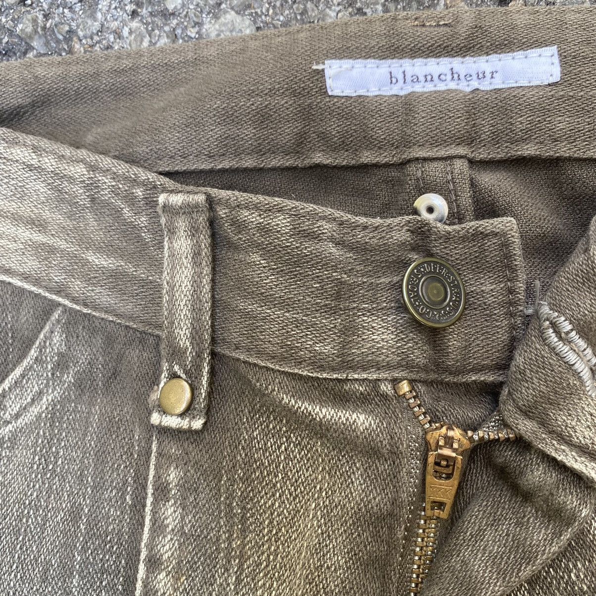 Japanese Brand Flared Cargo Pants Japanese Blancheur Boot Cut Bell Bottom Size 25" / US 0 / IT 36 - 8 Thumbnail