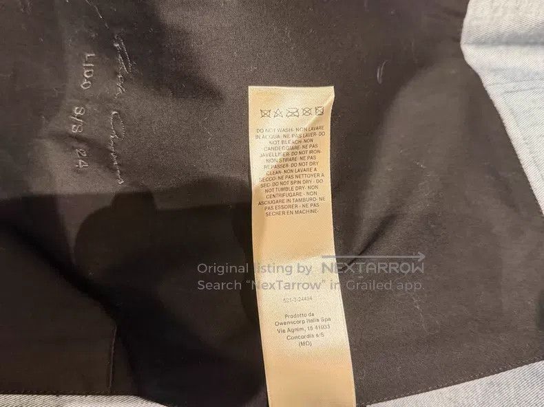 Rick Owens Rick Owens SS24 Loose Stretch Shirt-Neck Jacket Size US L / EU 52-54 / 3 - 8 Thumbnail
