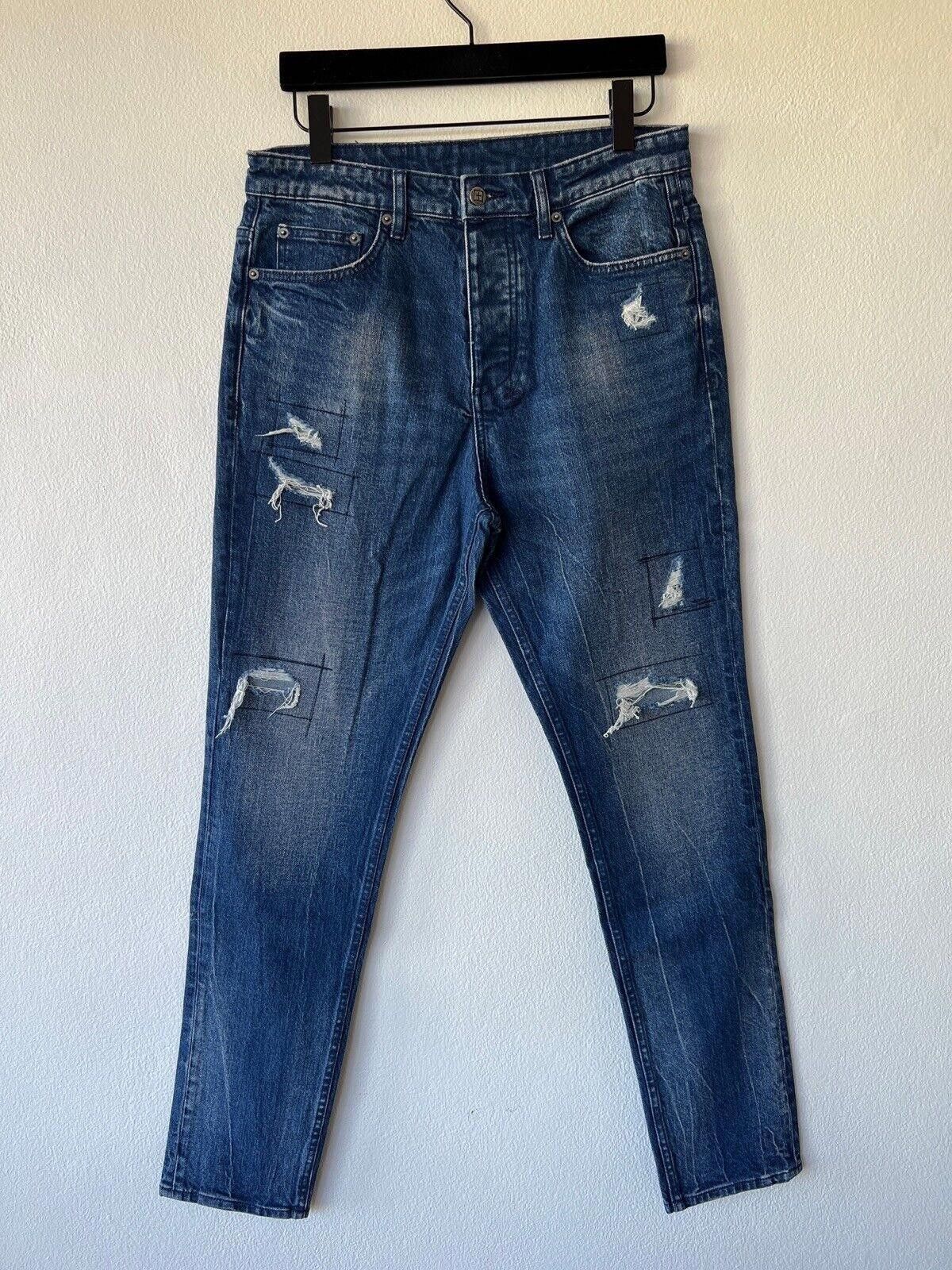 Ksubi new Ksubi mens denim jean slim 32 blue wolfgang glory Size US 32 / EU 48 - 1 Thumbnail