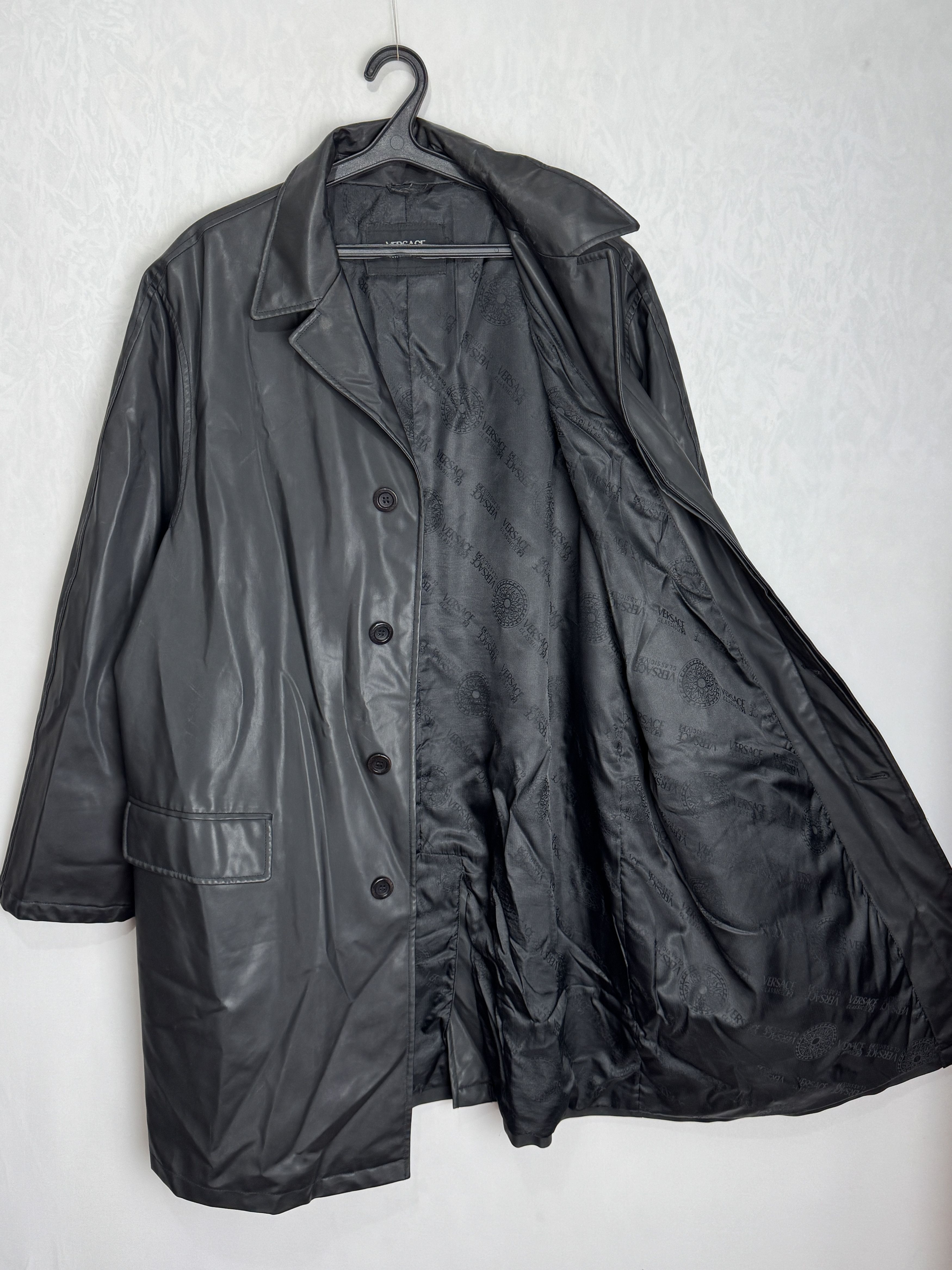 Versace VERSACE CLASSIC V2 vintage men’s oversized faux leather coat Size US XXL / EU 58 / 5 - 7 Thumbnail