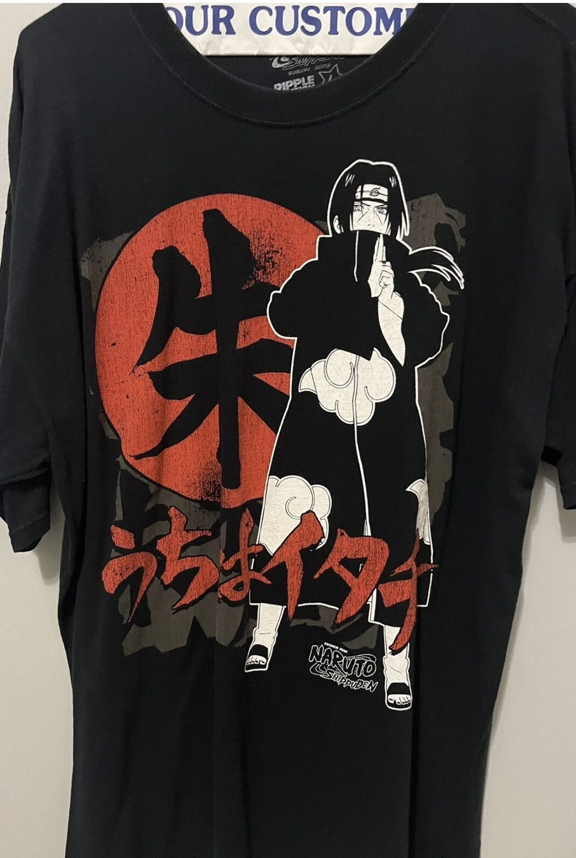 Ripple Junction Vintage Naruto T Shirt L Itachi Uchiha Black Japanese 2002 Size US L / EU 52-54 / 3 - 3 Thumbnail