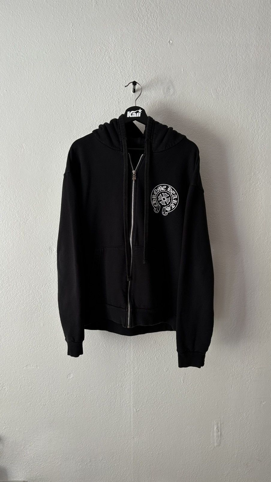 Chrome Hearts Malibu Horseshoe Zip Up Hoodie