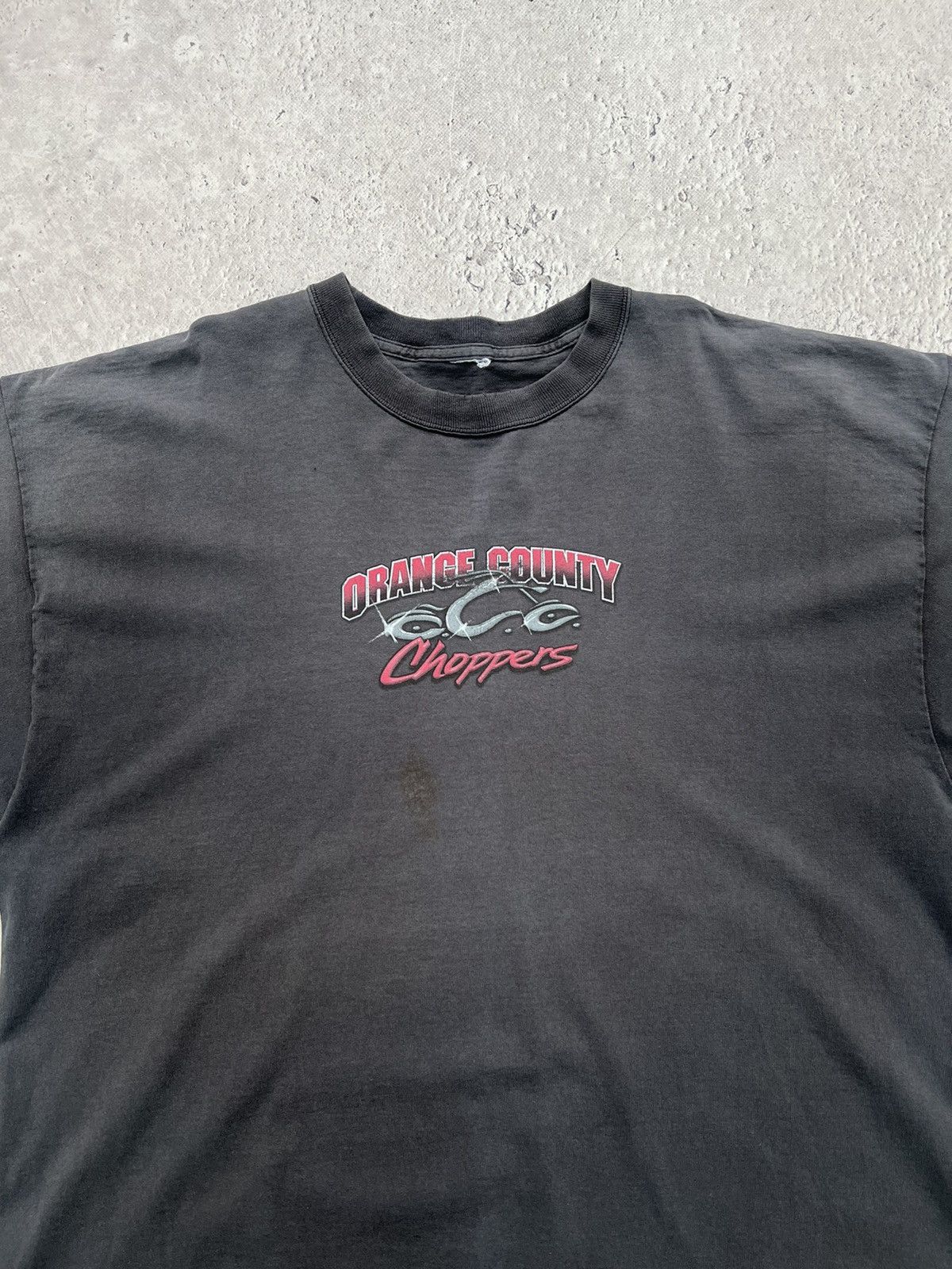 Vintage × West Coast Choppers Vintage Y2K Orange County Choppers Flame Graphic Tee Shirt Size US L / EU 52-54 / 3 - 4 Thumbnail