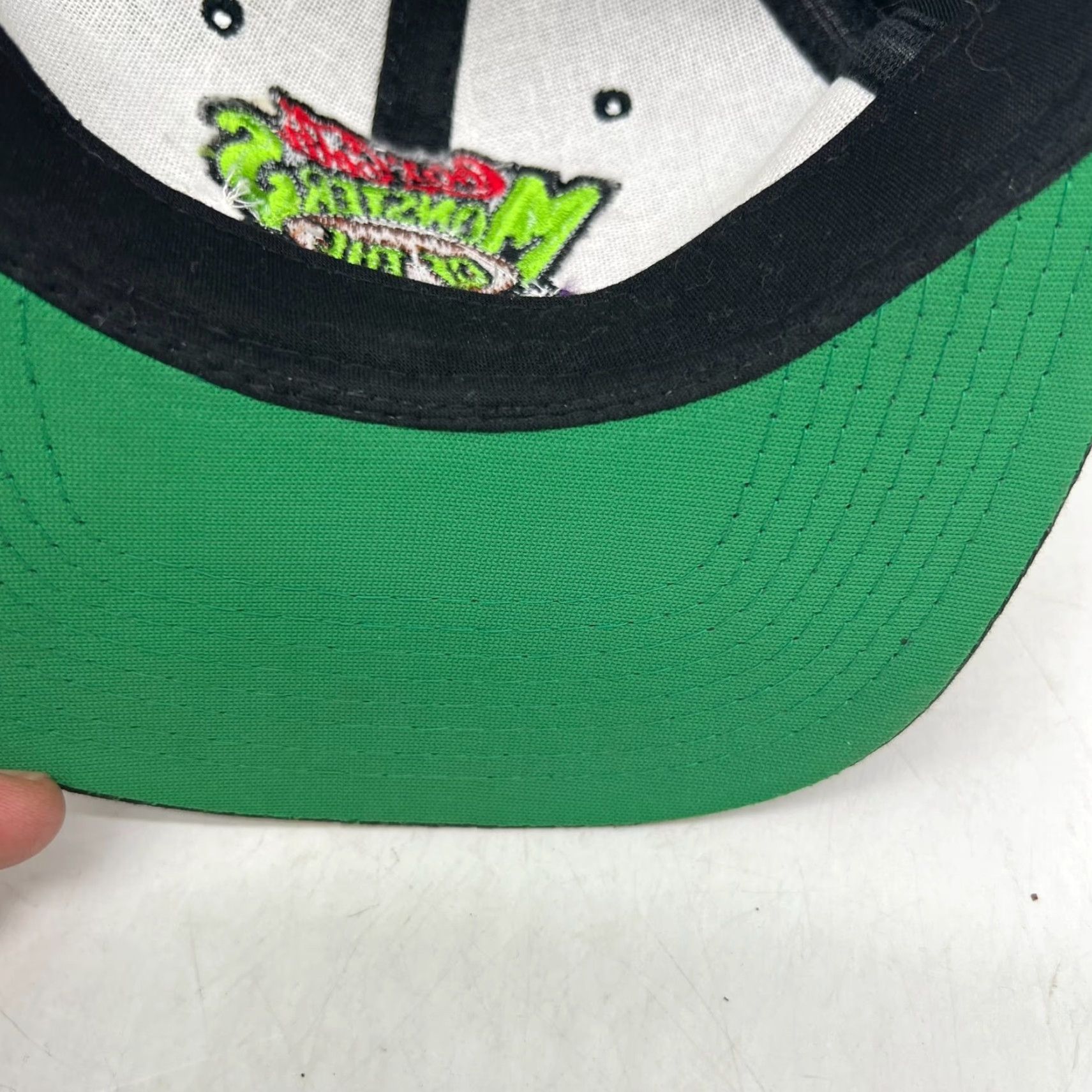 Starter VINTAGE Starter Coca-Cola Monsters of the Grid Iron Snap Back Cap Men One Size Black Figure: Bill, Blue Graphic 90s Sports Accessories Size ONE SIZE - 4 Thumbnail