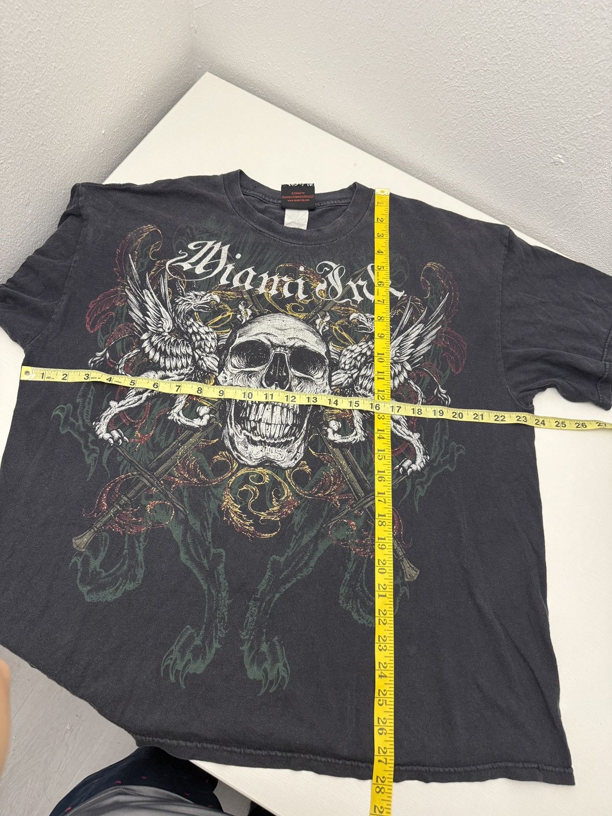 Affliction Vintage 2000s Miami Ink Affliction Style Y2K Skull Fits XL Size US XL / EU 56 / 4 - 6 Thumbnail