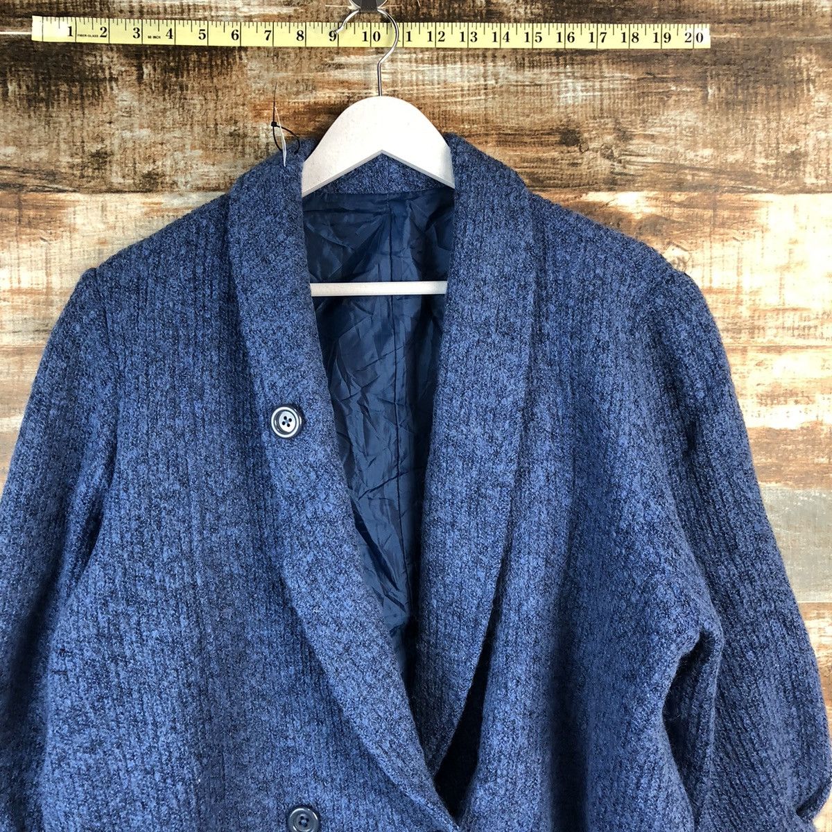 Japanese Brand Japanese Brand Blue indigo knitwear cardigan #A2461 Size US L / EU 52-54 / 3 - 4 Thumbnail