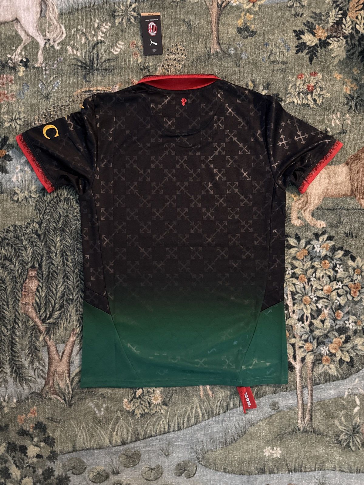 Off-White OFF-WHITE x Puma AC Milan Replica Jersey Black Size US S / EU 44-46 / 1 - 9 Thumbnail
