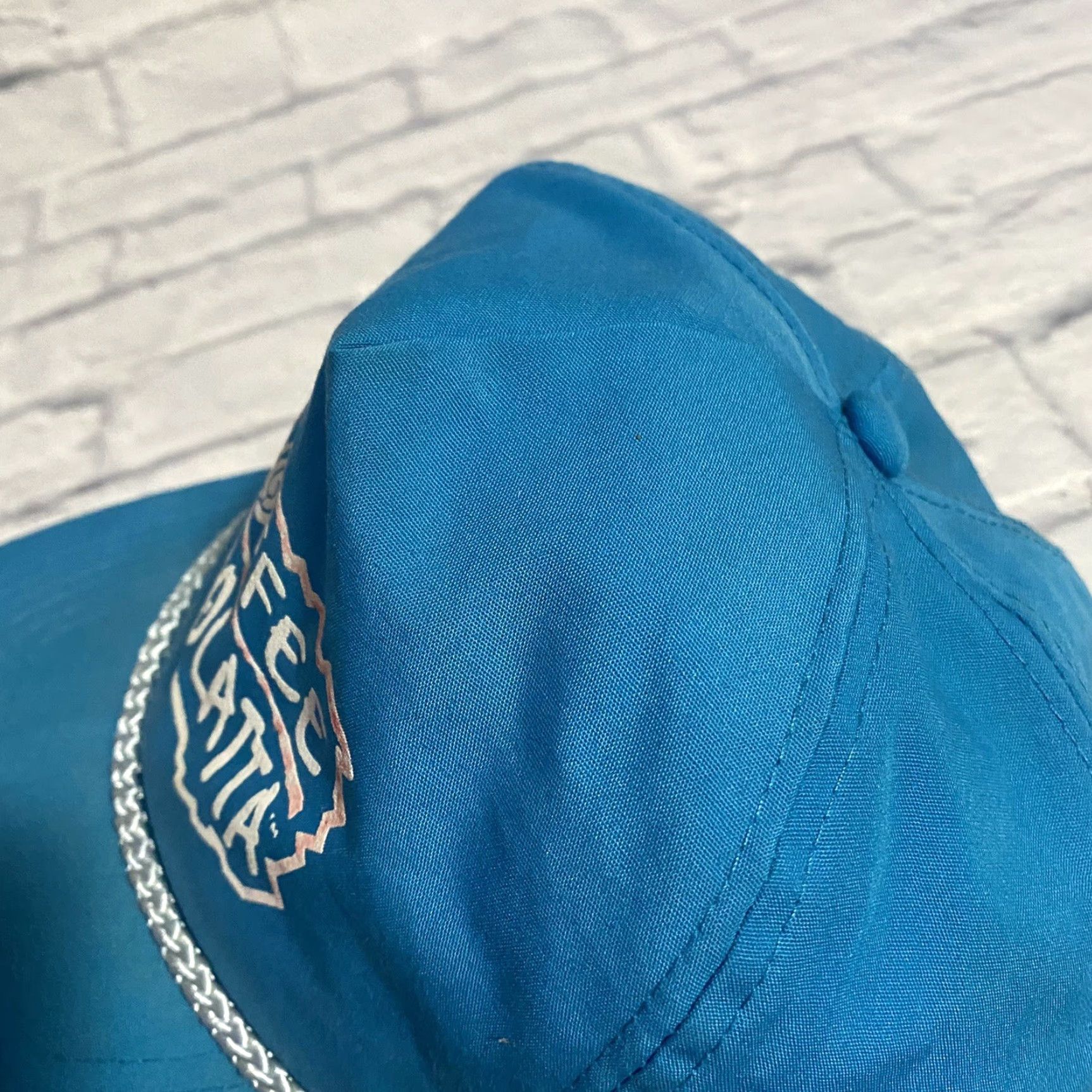 Vintage VINTAGE Dunkin Donuts Hat Cap Baseball Adjustable Roped Blue Unisex Adults Workwear Casual Logo Breathable Lightweight Coffe Coolatta Employee Rare Size ONE SIZE - 7 Thumbnail