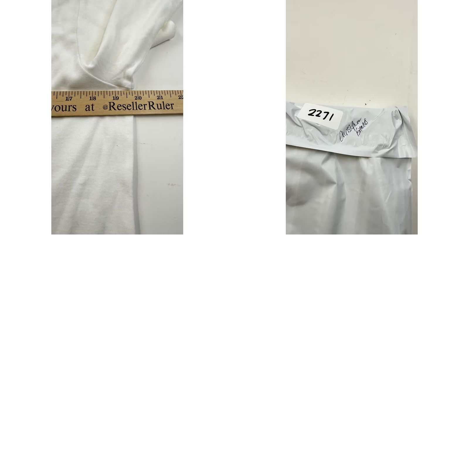Vintage CJ Banks Shirt Womens Large White Cotton Mock Neck Long Sleeve Basic Tee Top Size L / US 10 / IT 46 - 8 Thumbnail